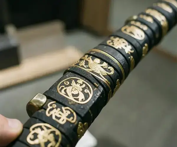 赤銅の刀装具