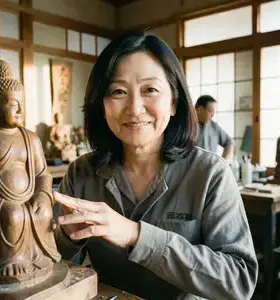 彫刻修復の森彩子