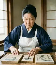 浮世絵修復士 渡辺由紀